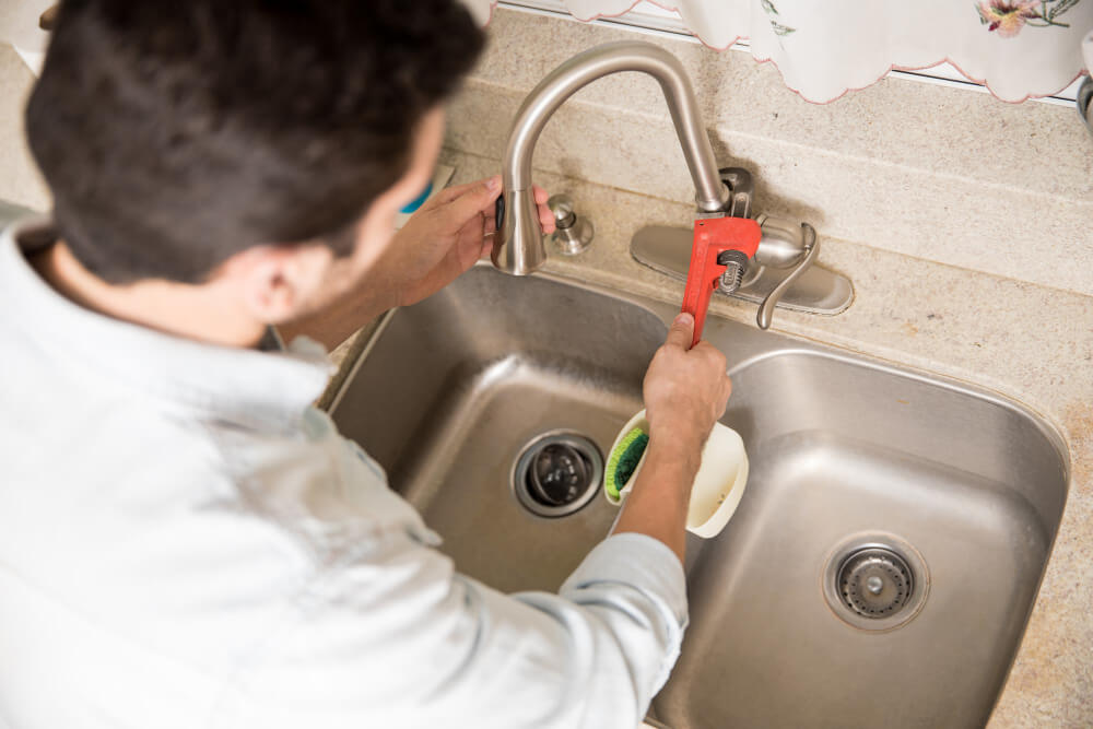 Plumber fitting external tap Newcastle
